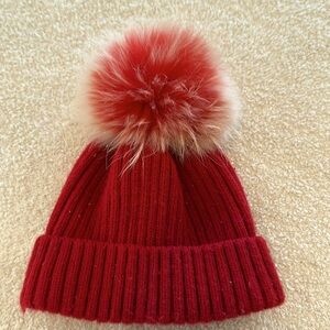 Beanie hat with fur